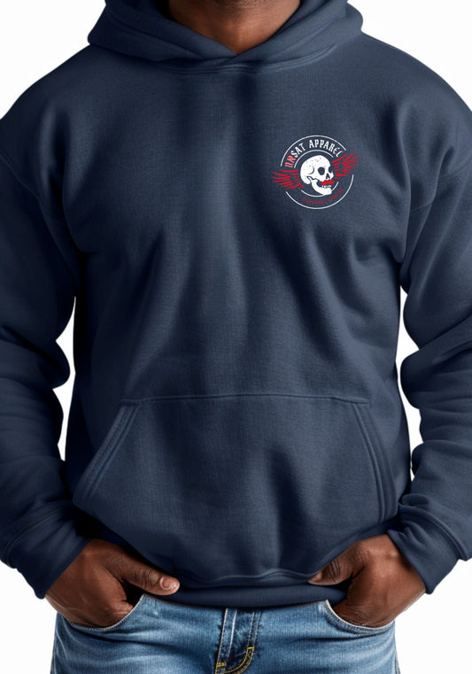 Unsat Logo Navy Hoodie