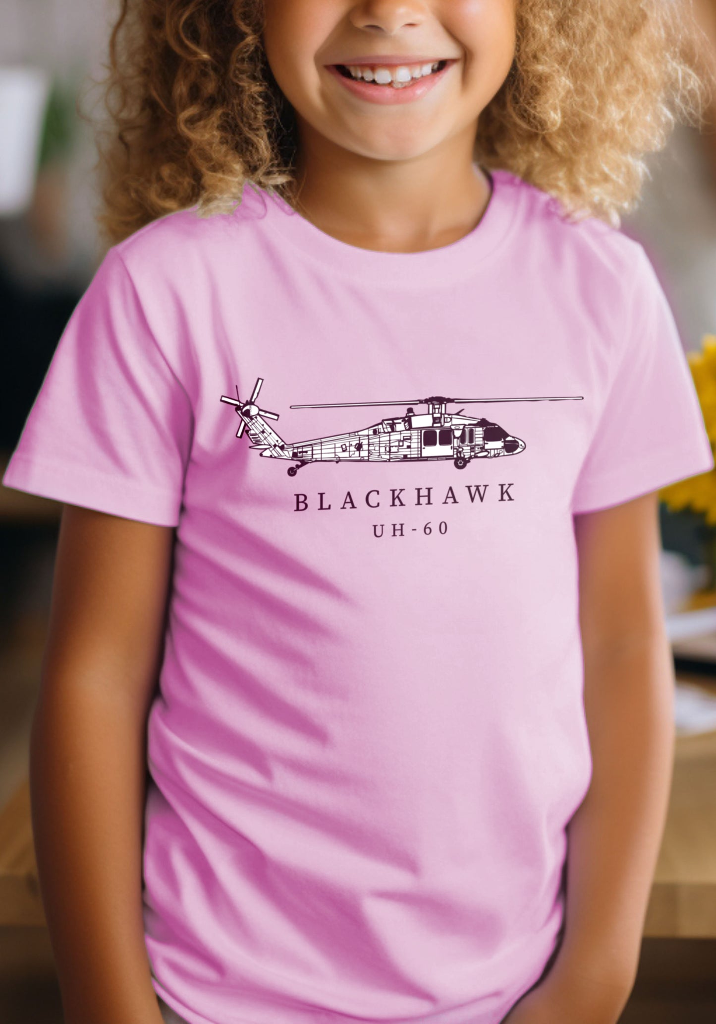 Pink UH-60 YOUTH Tee