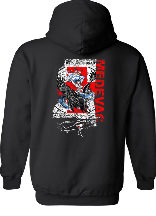 Medevac MS Black Hoodie