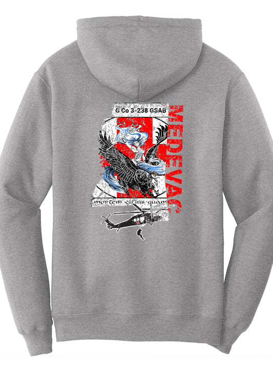 Medevac MS Heather Gray Hoodie